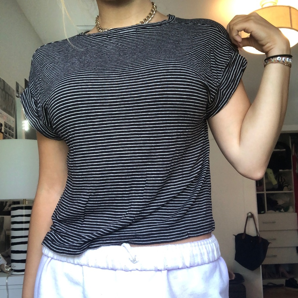brandy striped t